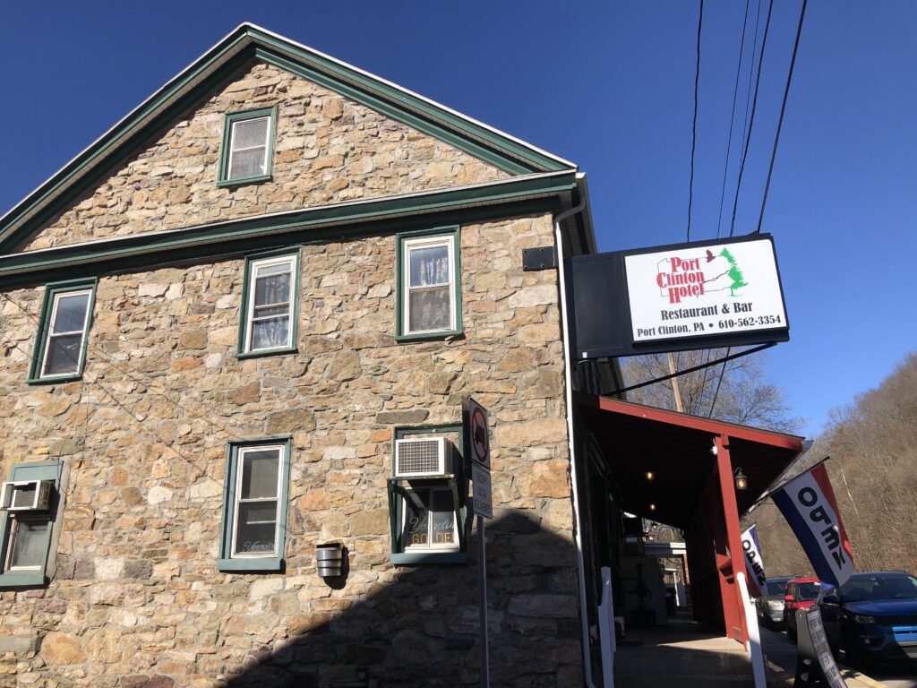 Port Clinton Hotel and Restaurant, a historic landmark in Port Clinton PA
