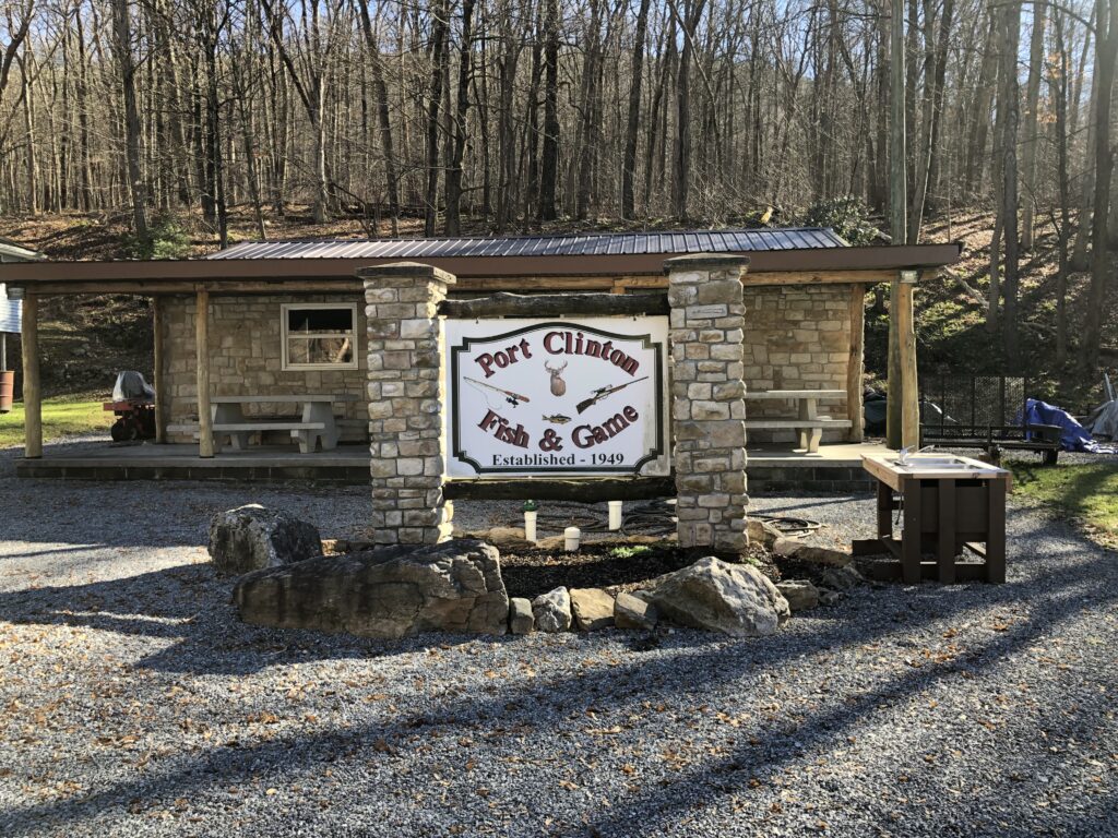 Port Clinton Fish and Game Association grounds in Schuylkill County PA