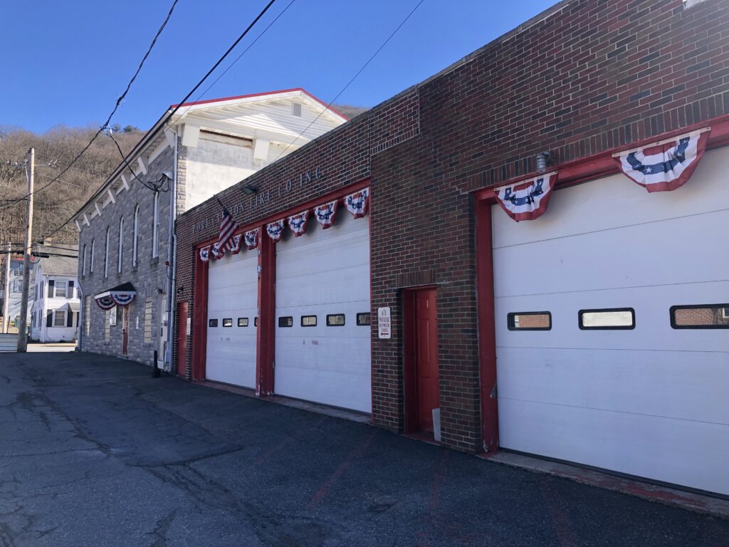 Port Clinton Fire Company building, home of volunteer firefighters